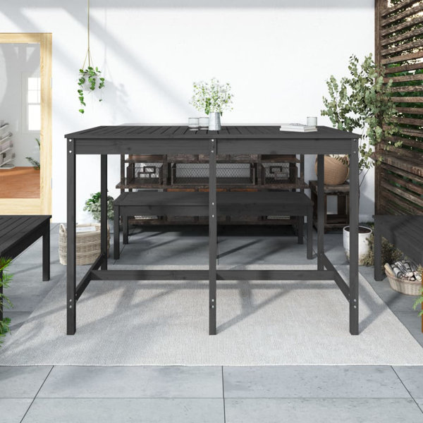 Ophelia & Co. Vandever Rectangular Outdoor Dinning Table Wayfair.co.uk